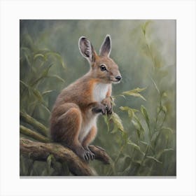 Kangaroo Canvas Print