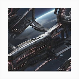 Spaceship 10 Canvas Print