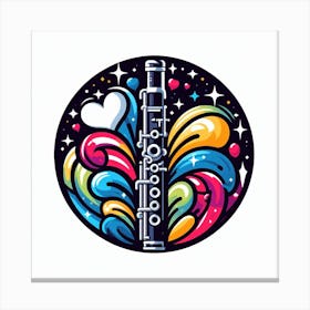 Flute Canvas Print