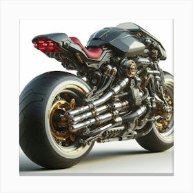 Motorcycle Concept Art Canvas Print