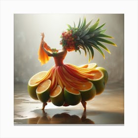 Fruit dancing 2 Canvas Print