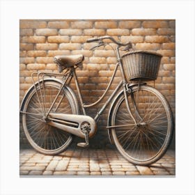 Old Bike - Van Gogh Wall Art Canvas Print