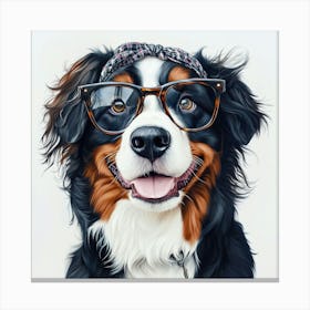 Bernese Mountain Dog 16 Canvas Print