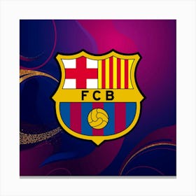 FC Barcelona Logo Wall Art 25 Canvas Print