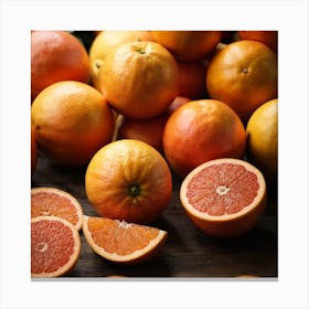 Grapefruits 1 Canvas Print