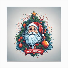 Christmas Santa Canvas Print