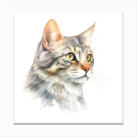 Ukrainian Bakhuis Cat Portrait 1 Canvas Print