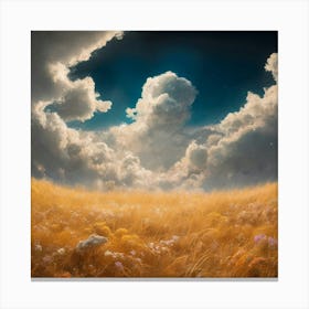 Field Of Flowers 4 Canvas Print