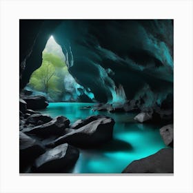 Caves view Canvas Print