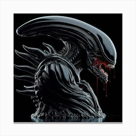 Alien Bust Canvas Print