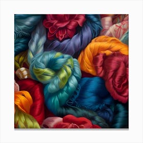 Spools Of Thread Canvas Print