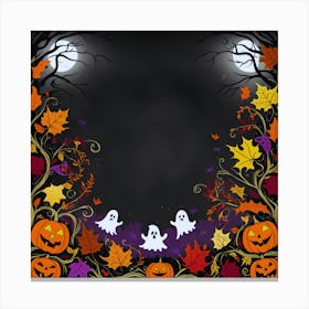 Halloween Background 2 Canvas Print