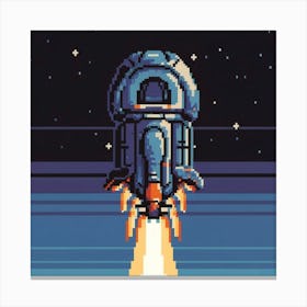 Pixel Art 1 Canvas Print