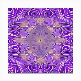 Purple Swirls Canvas Print