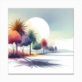 Landscape Painting 77 Canvas Print