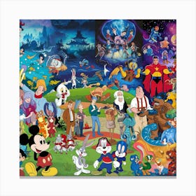 Disney World Canvas Print