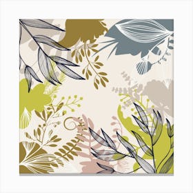 Floral Background 6 Canvas Print