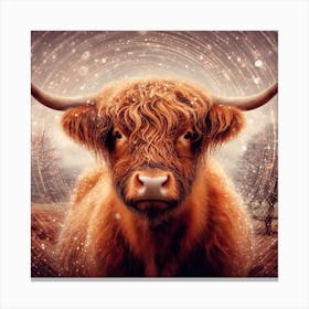 Highland Cow 8 Canvas Print