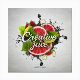 Creative Juice 3 Canvas Print