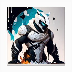 White wolf Canvas Print