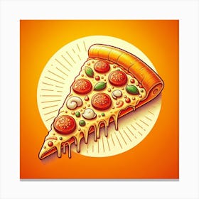 Pizza37 Canvas Print