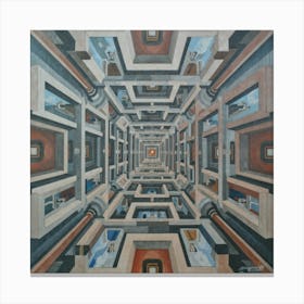'The Labyrinth' Print Canvas Print