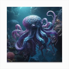 Octopus 2 Canvas Print