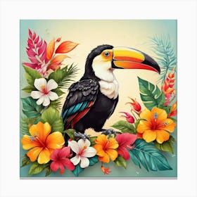 Toucan art print 1 Canvas Print