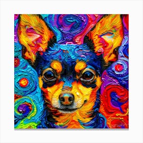 Pups Peroni - Cute Chihuahua Canvas Print