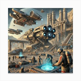 A Detailed Depiction Of The Kuiper Coalition S Rug Canvas Print