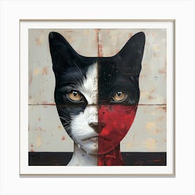 Cat Face Canvas Print