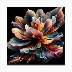 Abstract Flower 6 Canvas Print