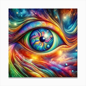 Psychedelic Eye 1 Canvas Print