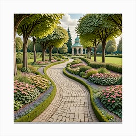 Garden Path 6 Canvas Print