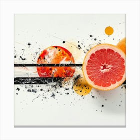 Oranges And Grapefruits Canvas Print