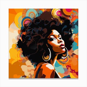 Afro Girl 35 Canvas Print