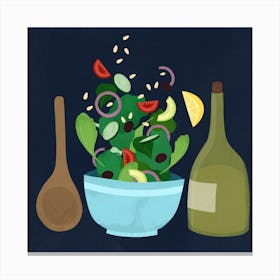 Salad Canvas Print