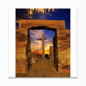 Egyptian Sunset Canvas Print