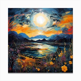 Turquoise Tranquil Haven Canvas Print