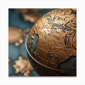 World Globe 1 Canvas Print