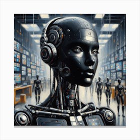 Robots Of The Future Canvas Print