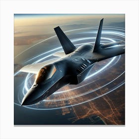 F-22 Fighter Jet Canvas Print