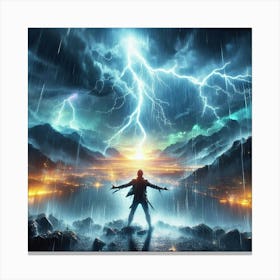 Thunder Storm Canvas Print