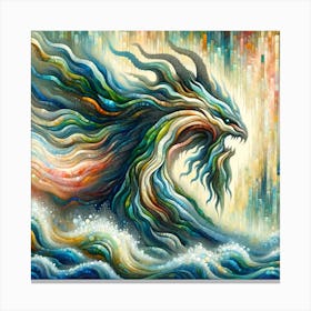 Dragon Of The Sea Canvas Print Canvas Print