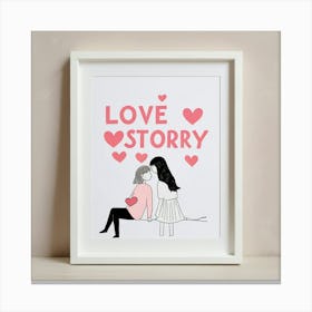 Love Story Canvas Print