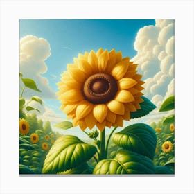 Sunflower 1 Canvas Print