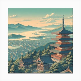 Kyoto Pagoda Canvas Print