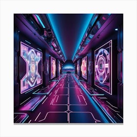 Futuristic Art 1 Canvas Print