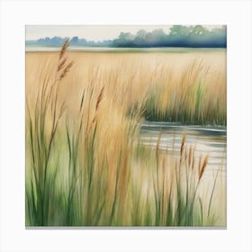 Reeds Canvas Print