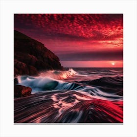 Sunset In Ireland 3 Canvas Print